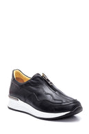 Women's Leather Zipper Shoes | Derimod