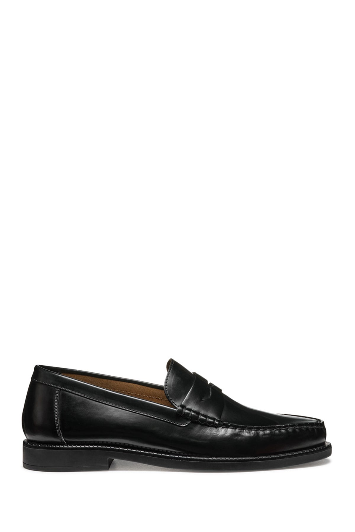 Geox Erkek Siyah U Recanati - Brushs.Lea Deri Casual Loafer U55HVB00038C9999 | Derimod