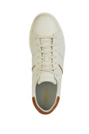 Geox Erkek Beyaz Spherica Bağcıklı Deri Sneaker | Derimod