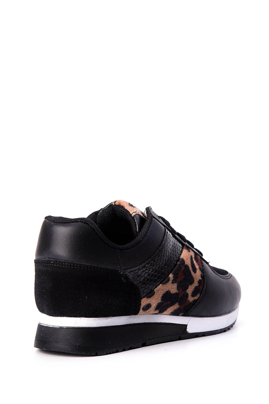 Kadın Leopar Detaylı Sneaker