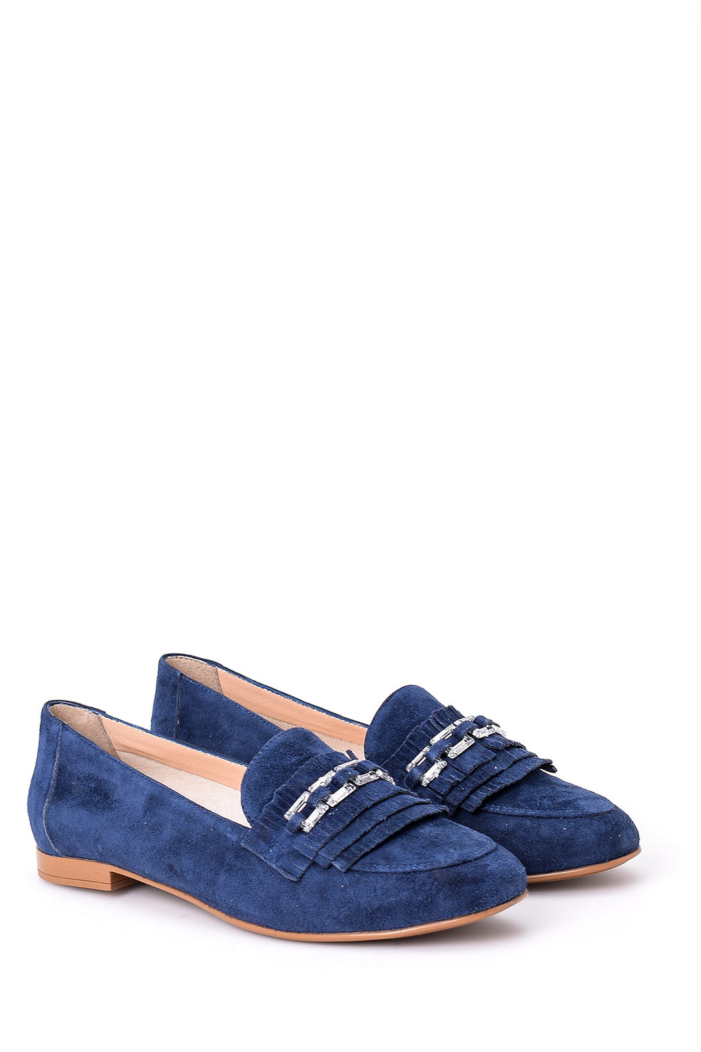 Kadın Süet Loafer