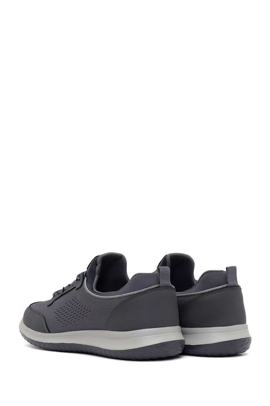 Derimod Zero Male Gray Lace-up Fabric Sneaker