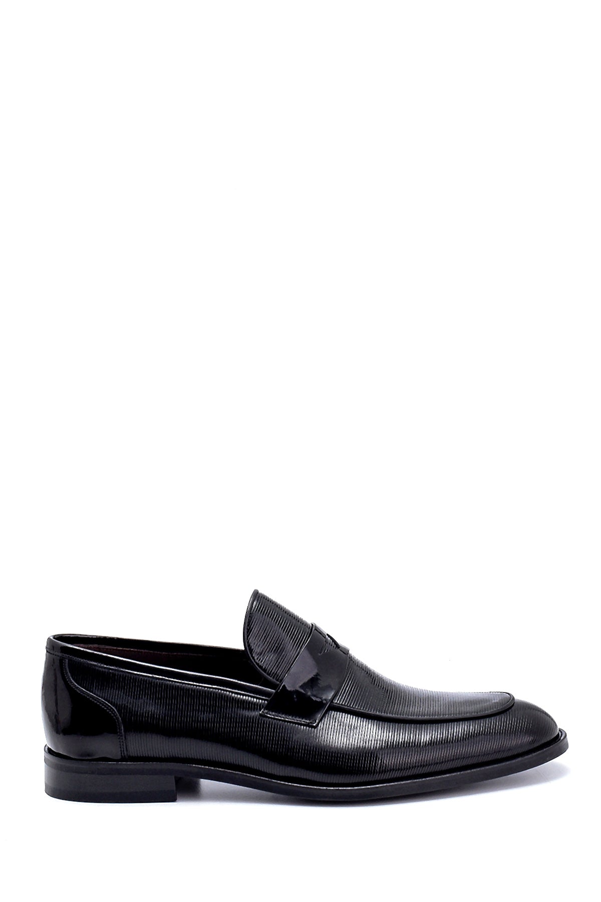 Men's Leather Patent Leather Loafer 21SFD604716 | Derimod