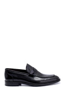 Men's Leather Patent Leather Loafer | Derimod