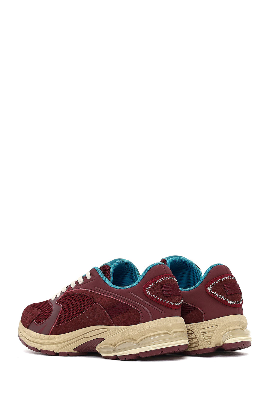 Derimod Studio Women's Burgundy Lace-Up Thick-Soled Sneaker