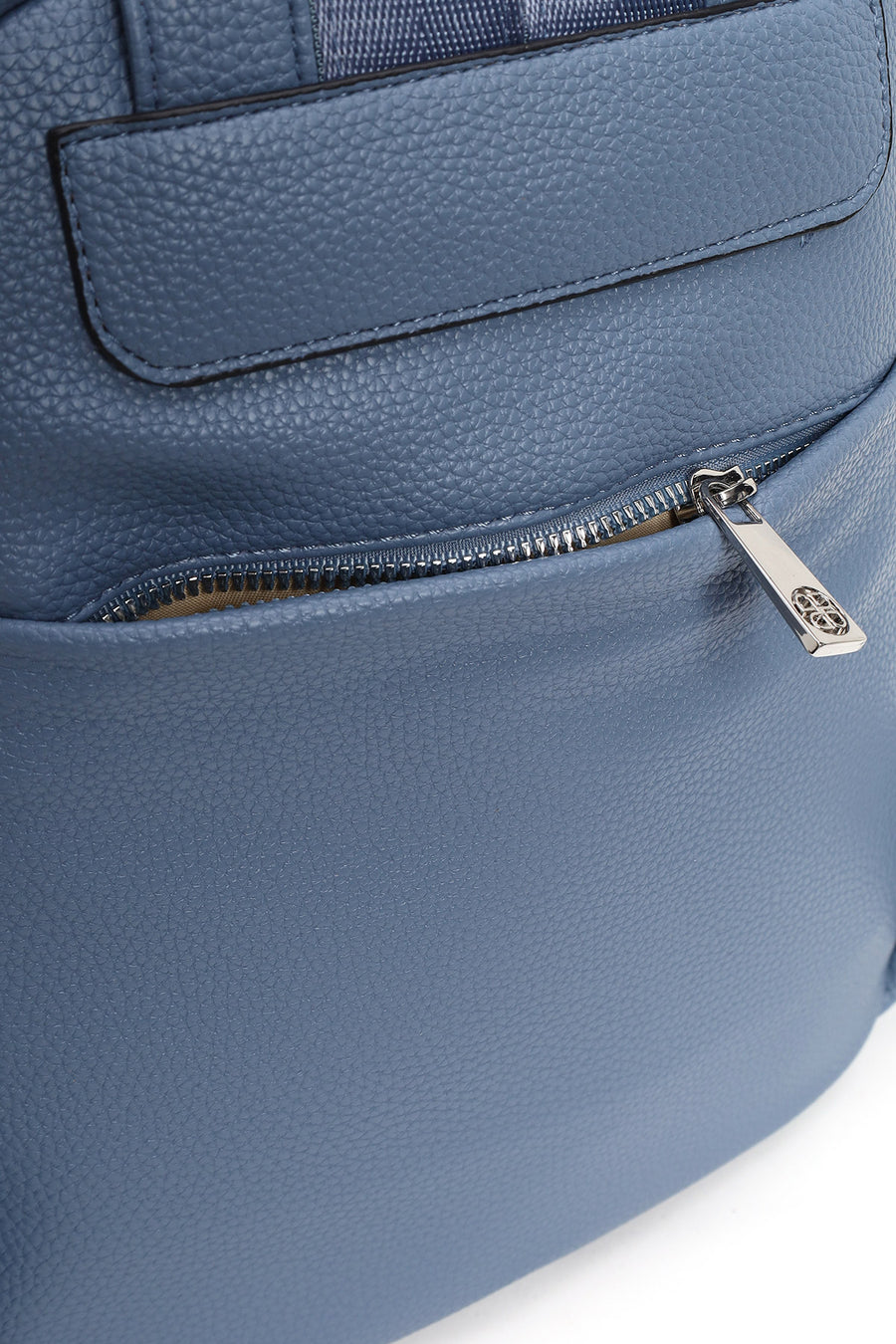 Woman Blue Backpack
