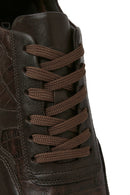 Men's Black Lace-up Leather Sneaker | Derimod