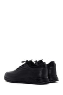 Men's Black Leather Sneaker | Derimod