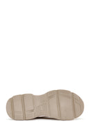 Women's Beige Thick Soled Sneaker | Derimod