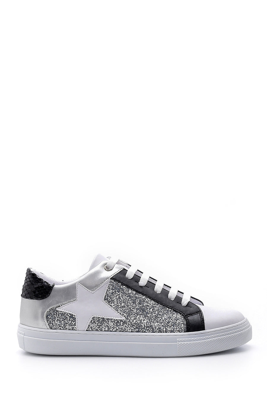 Kadın Yıldızlı Simli Sneaker 20SFE127214 | Derimod