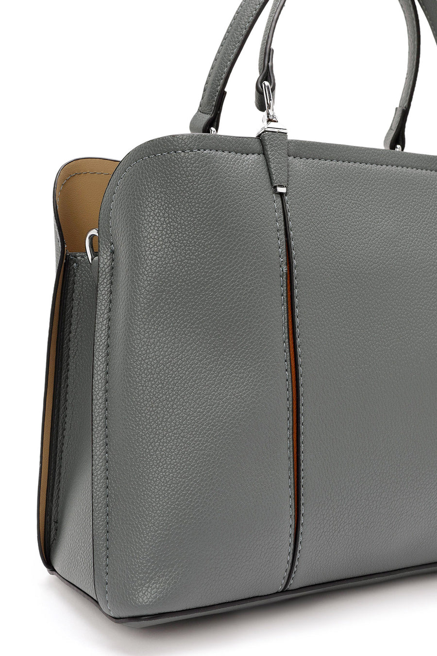 Woman Blue Long-Strap Shoulder Bag