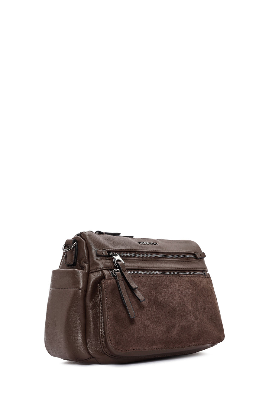 Women's Brown Long Strap Crossbody Bag