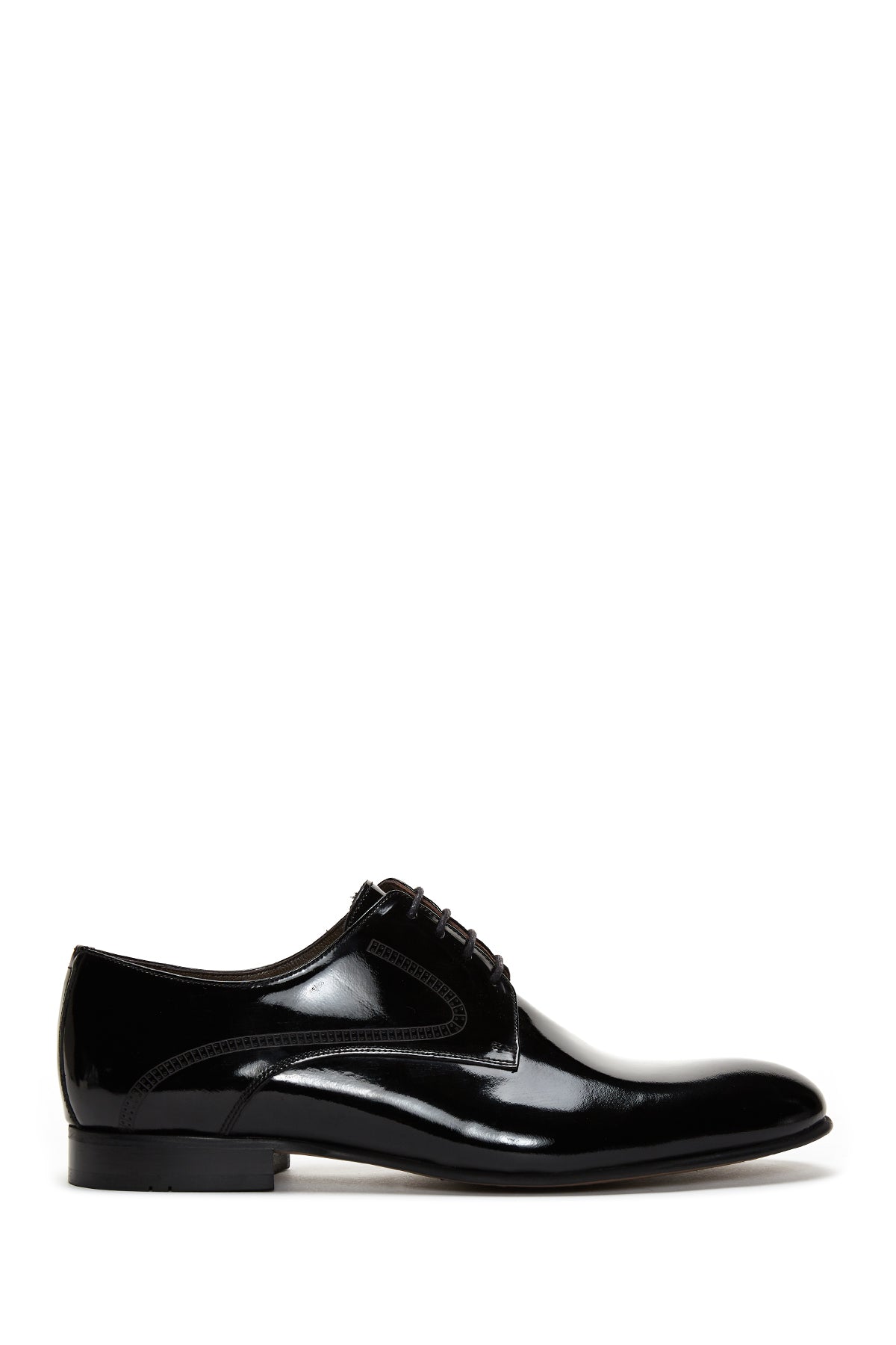 Erkek Siyah Deri Rugan Klasik Ayakkabı 22WFD601016 | Derimod