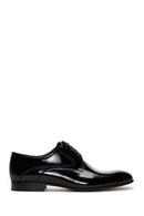 Men's Black Leather Patent Leather Classic Shoes | Derimod