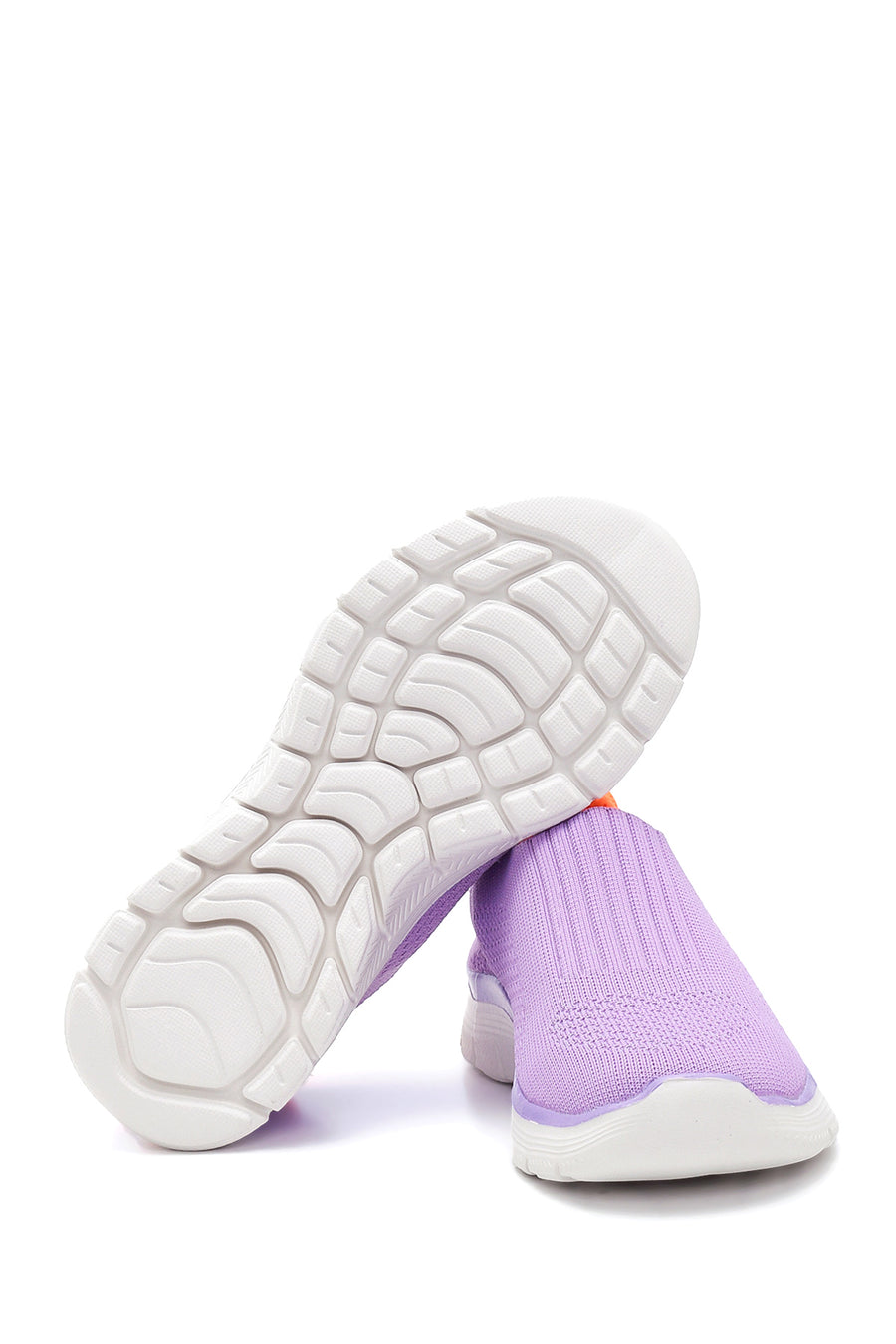 Kadın Mor Neon Detaylı Sneaker