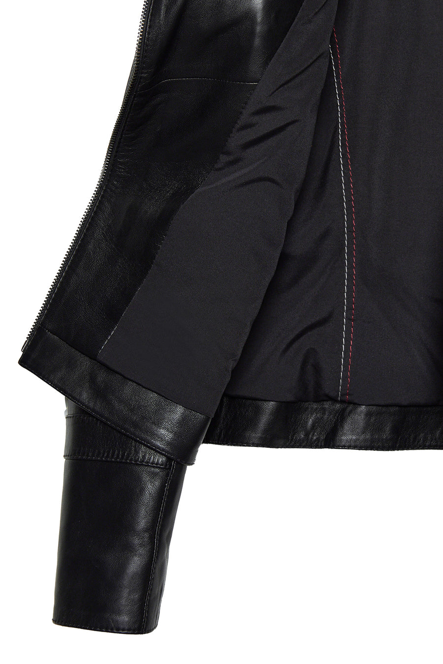 Roma Women's Black Biker Leather Jacket