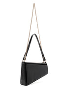 Women's Black Long Chain Strap Patent Leather Mini Shoulder Bag | Derimod