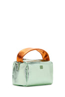 Women's Green Long Strap Metallic Crossbody Bag | Derimod