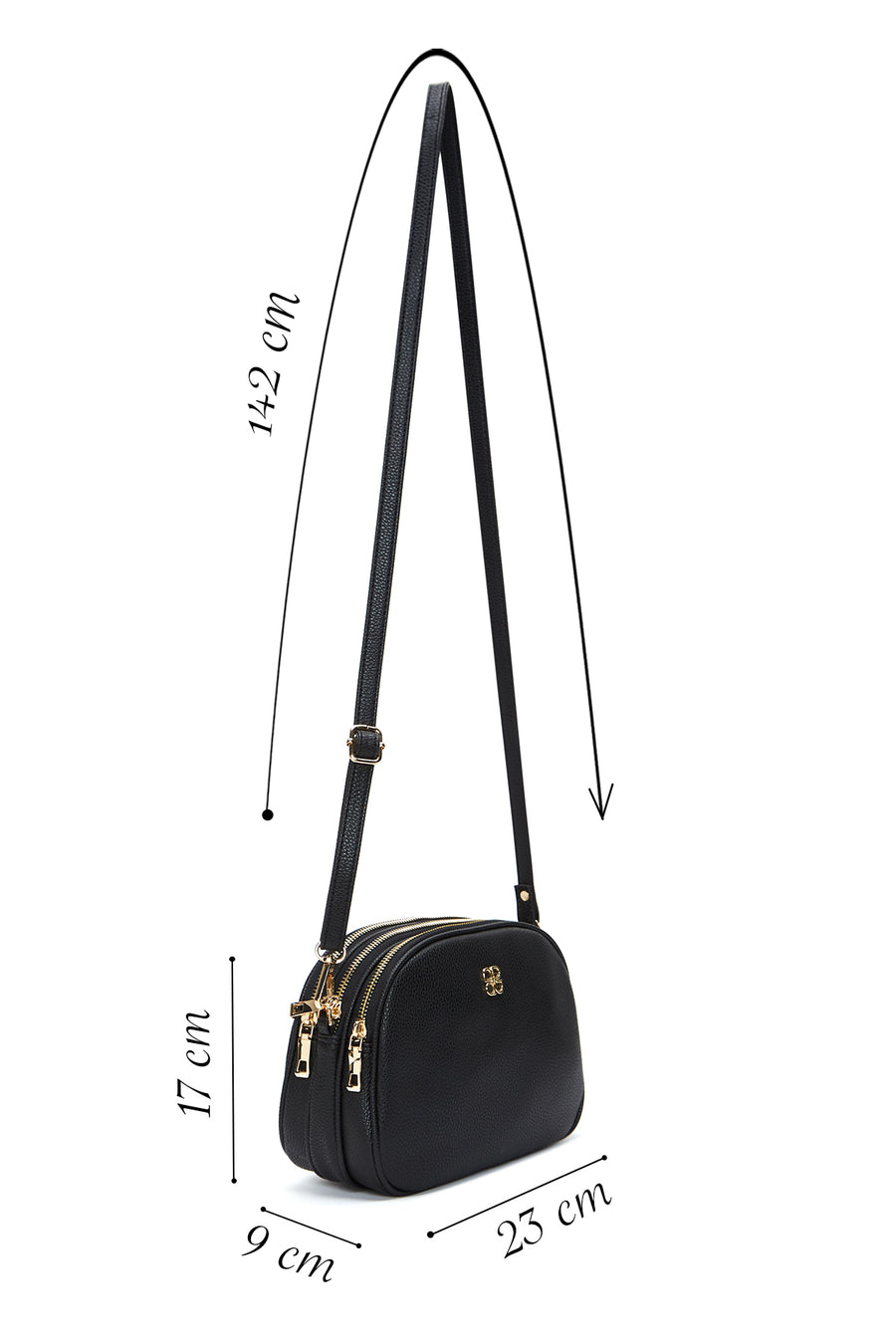 Kadın Siyah Casual Çapraz Çanta