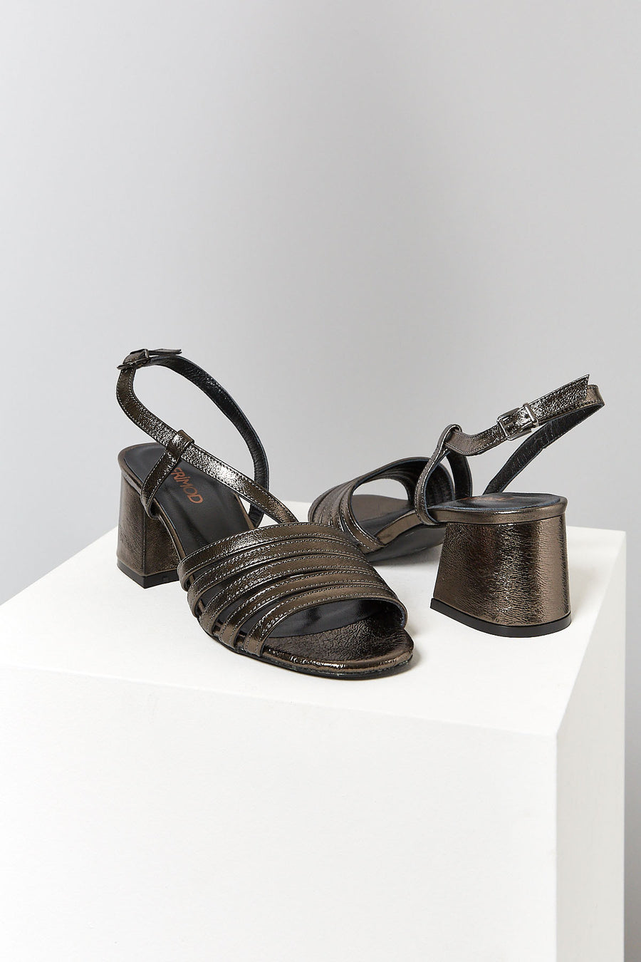 Women's Green Leather Sandals
