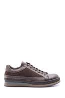 Men's Suede Detailed Leather Sports Shoes | Derimod