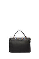 Women's Black Long Strap Printed Shoulder Bag | Derimod