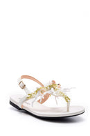 Women's Shell Detailed Sandals | Derimod