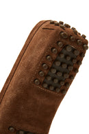 Women's Leather Suede Tassel Loafer | Derimod