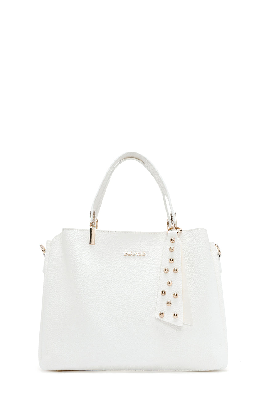 Women's White Long Strap Shoulder Bag