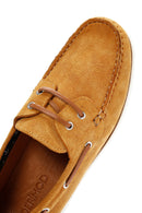 Men's Yellow Suede Leather Casual Shoes | Derimod