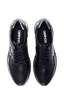 Men's Leather Patterned Sneaker | Derimod