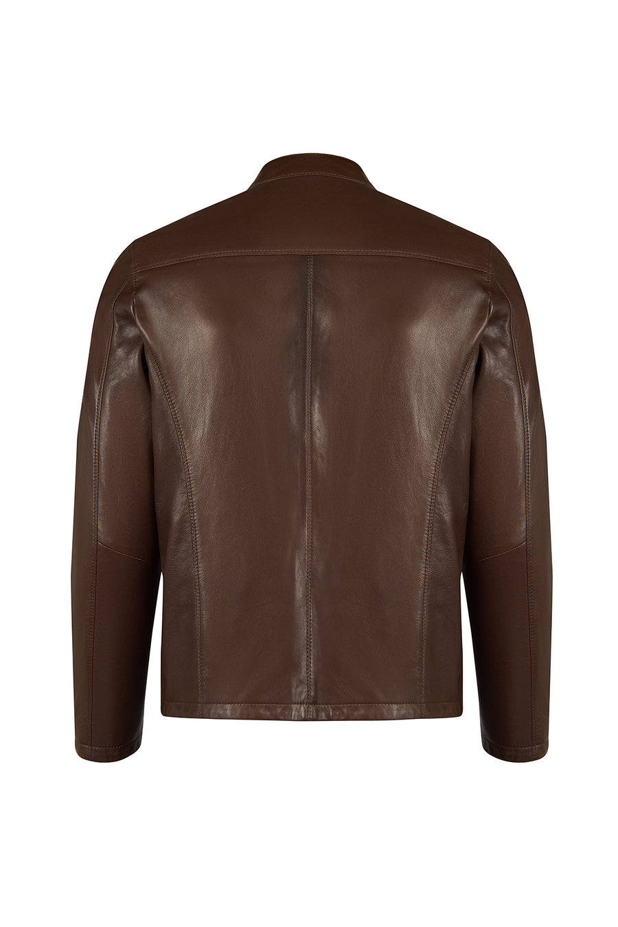 Insignia Male Brown Leather Jacket