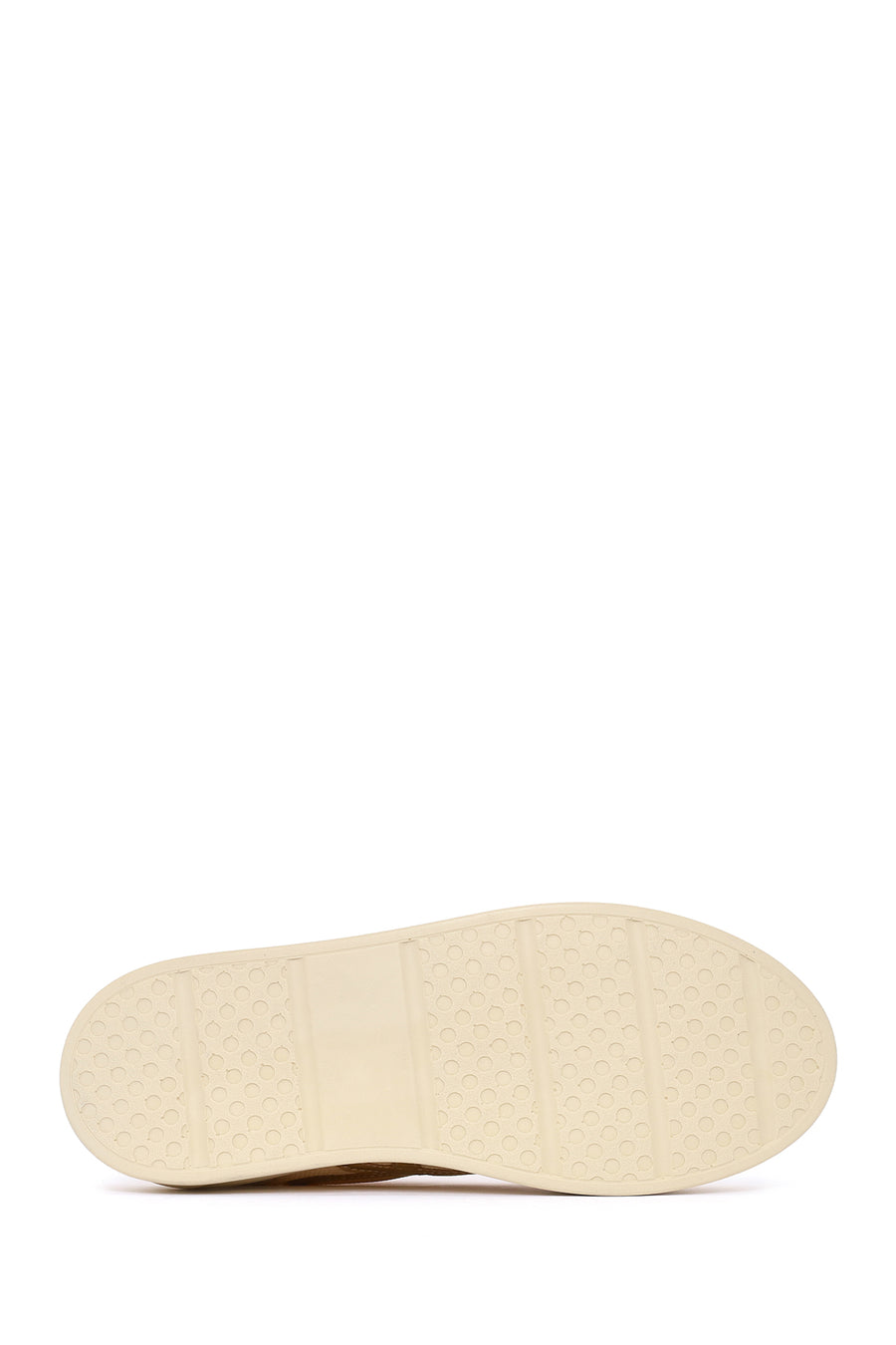 Woman Beige Lace-up Sneakers