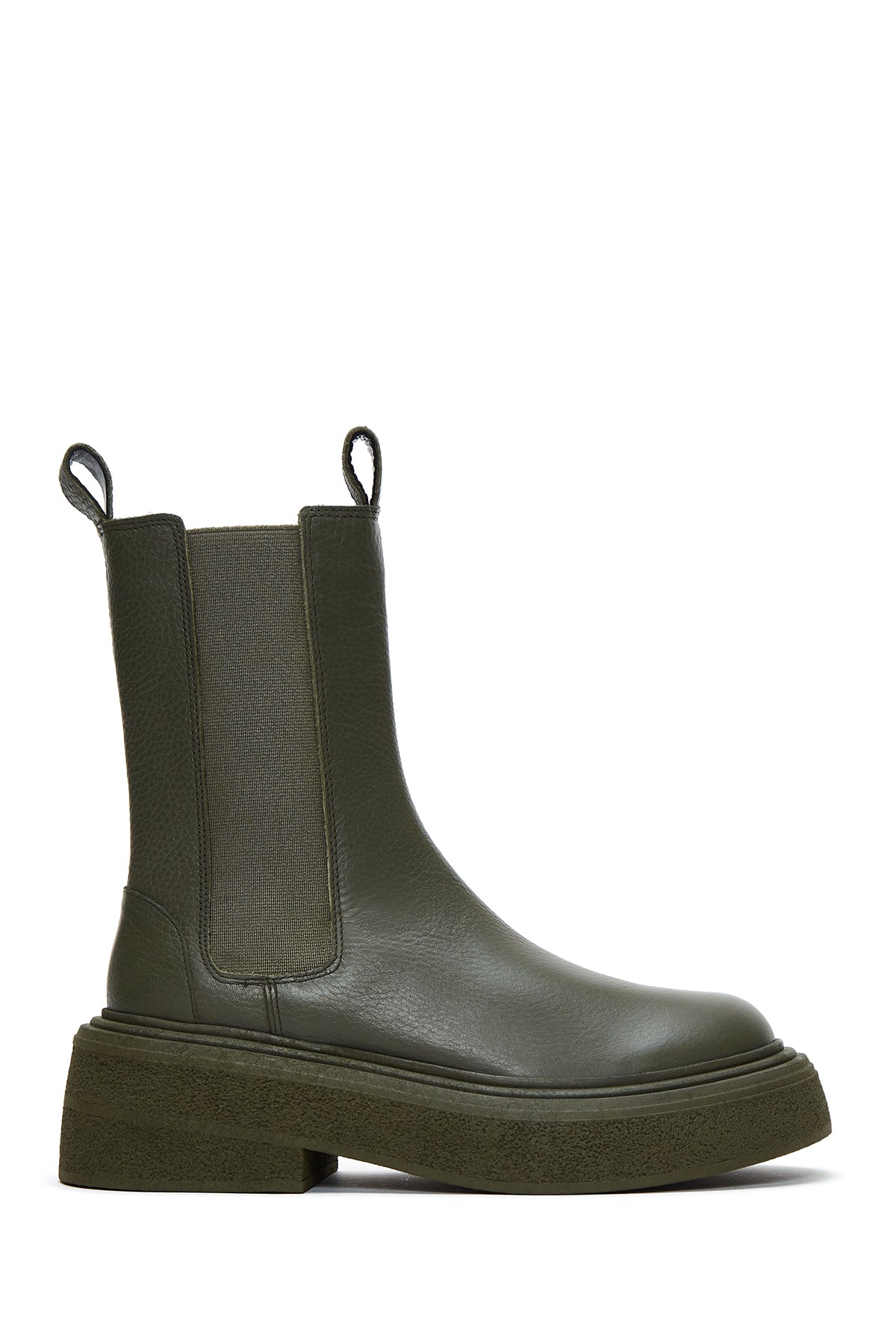 Women's Chelsea Leather Boots 22WFD1411FT | Derimod