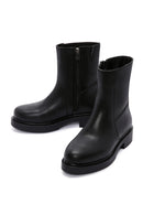 Women's Black Zippered Casual Boots | Derimod