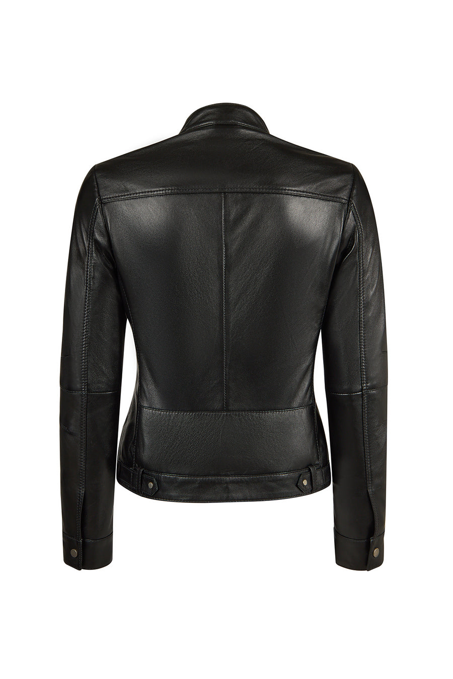 Lesi Woman Black Short Leather Jacket