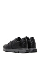 Men's Black Leather Casual Sneaker | Derimod