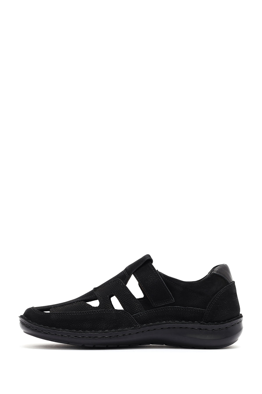 
Men's Black Nubuck Leather Casual Shoes
