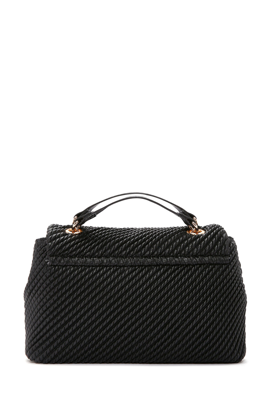 Women's Black Long Strap Printed Shoulder Bag