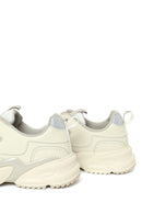 Woman Grey Thick-Soled Lace-Up Sneakers | Derimod