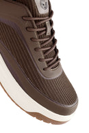 ACBC x Derimod Men's Brown Lace-Up Sneakers | Derimod