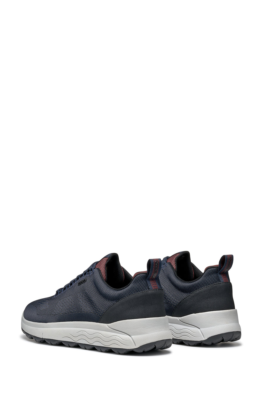 Geox Erkek Lacivert Spherica 4x4 Abx Bağcıklı Waterproof Deri Sneaker