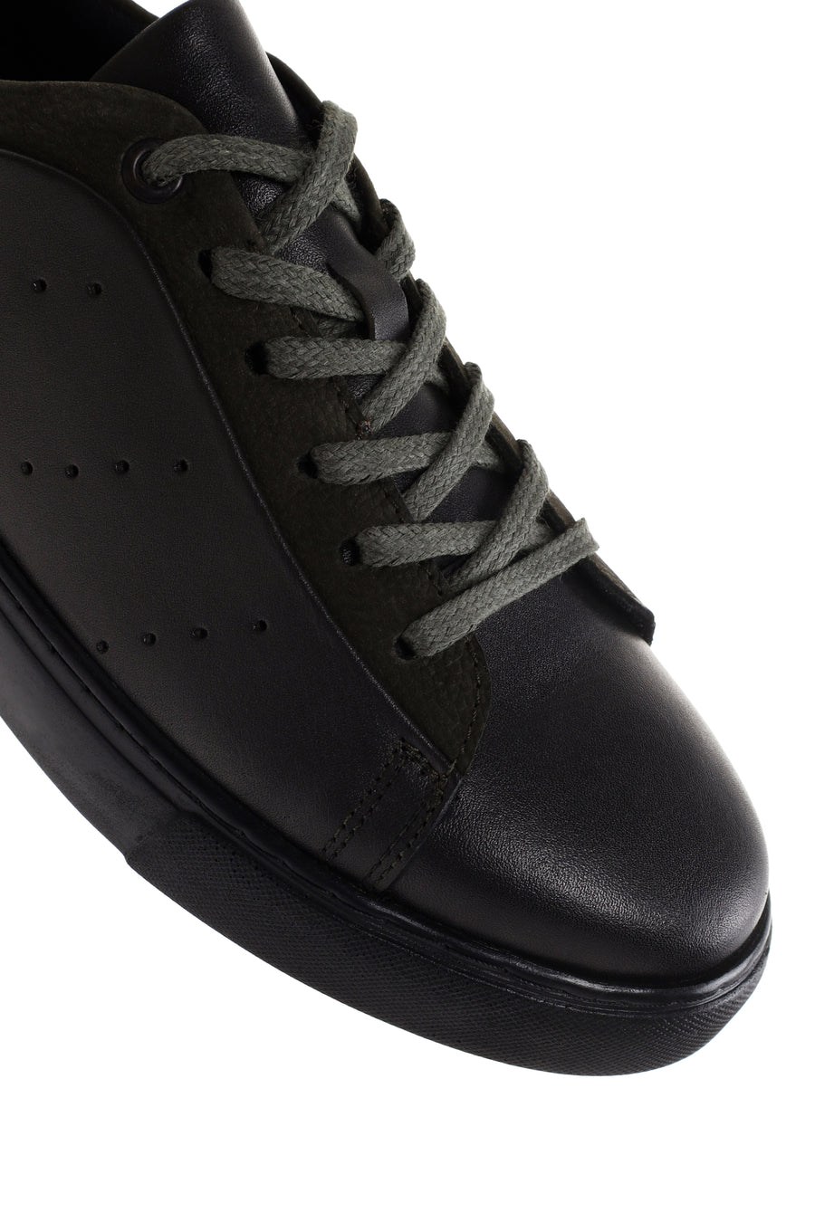 Erkek Yeşil  Deri Sneaker