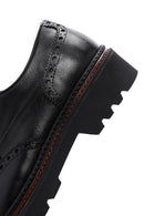 Men's Black Leather Thick Soled Casual Shoes | Derimod