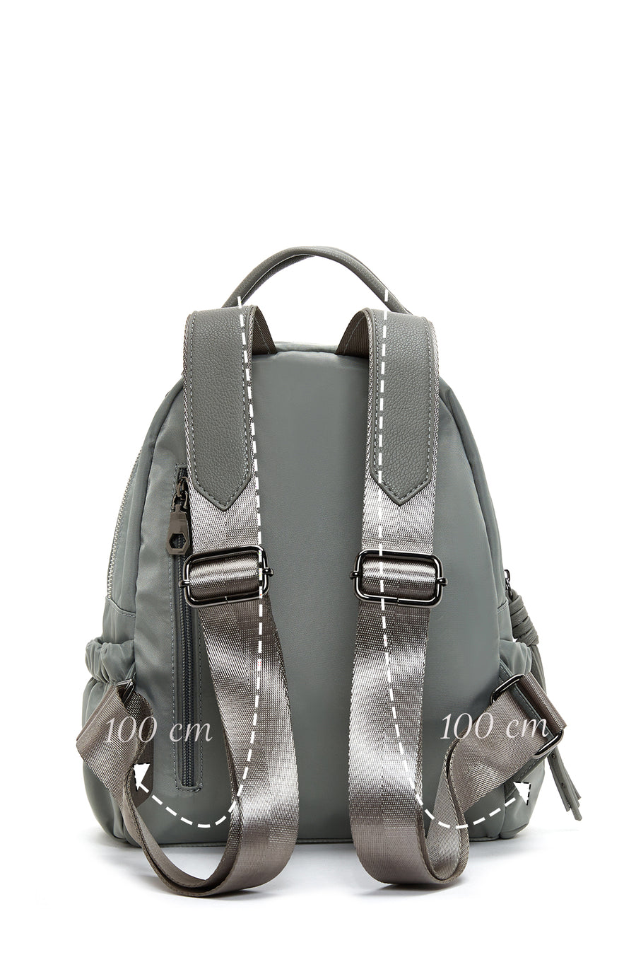 Women's Light Gray Casual Backpack