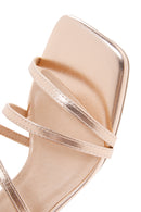 Women's Rose Gold Heeled Sandals | Derimod