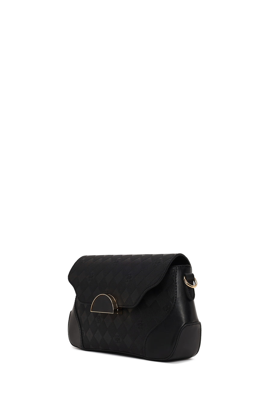Woman Black Printed Shoulder Bag