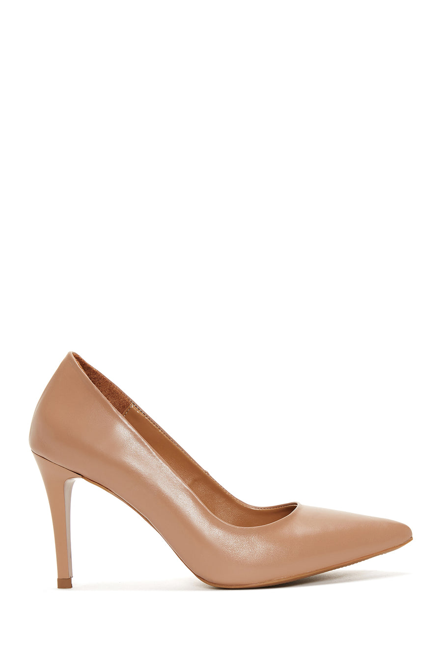 Kadın Pembe Deri Stiletto 22WFD160118 | Derimod