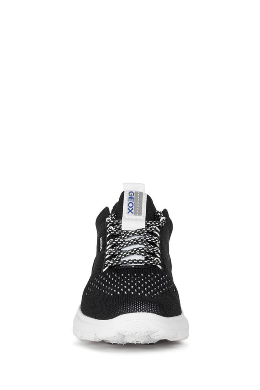 Geox Women's Black Spherica Lace-Up Fabric Sneaker