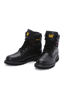 Caterpillar Men's Black Edina WP Waterproof Leather Boots | Derimod